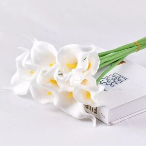 🆕 10 head Artificial calla lily Pu plastic